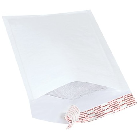 Bsc Preferred 5 x 10'' White No 00 Self-Seal Bubble Mailers, 25PK B852WSS25PK